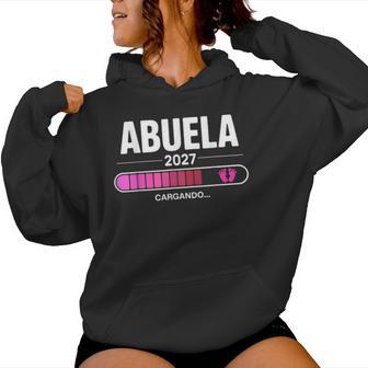 Abuela 2027 Cargando Para Futura Abuela Anuncio De Embarazo Sudadera con capucha para mujer - Regaloses