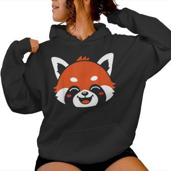 Animales Pandas Rojos Gracioso Lindoimple Panda Rojo Sudadera con capucha para mujer - Regaloses
