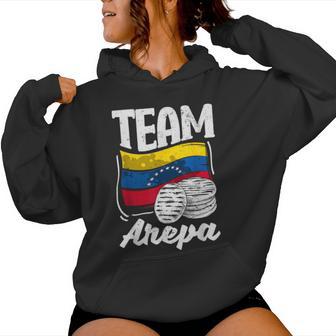 Arepa For Colombia Venezuela Arepas Quote Colombian Venezuelan Food Women Hoodie - Thegiftio UK