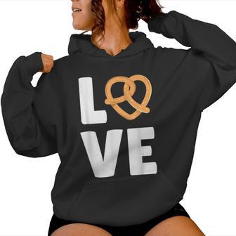 Arte Divertido De Pretzel Para Hombres Y Es Pretzelsuaves De Comida Alemana Sudadera con capucha para mujer - Regaloses