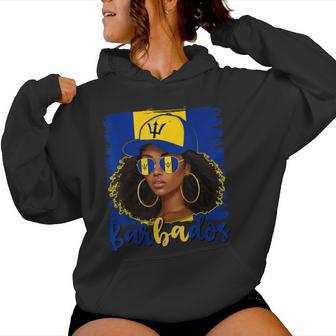 Bajan Girl Barbados Flag Proud Barbadian Women Women Hoodie - Thegiftio UK
