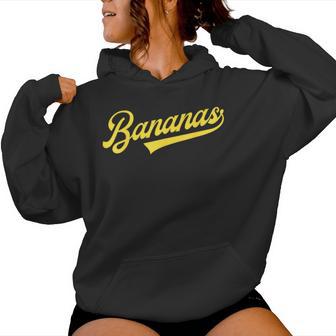 Banana Retro Humor Bananas Classic Kids Women Hoodie - Thegiftio UK
