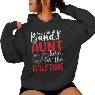 Band Aunt Marching Band Auntie Women Hoodie - Thegiftio UK