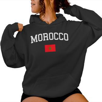 Bandera Marroquí Para Hombre Niños Marruecos Sudadera con capucha para mujer - Regaloses