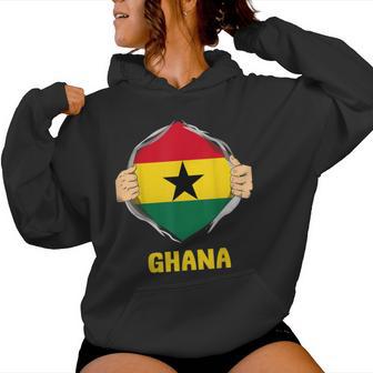 Bandera Orgullosa De Ghana Para Hombres Es Jóvenes Sudadera con capucha para mujer - Regaloses