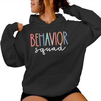 Behavior Squad School Counselor Sped Teacher Kids Women Hoodie - Thegiftio UK