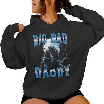 Big Bad Daddy Werwolf Moonlit Forest Erwachsene Humor Frauen Kapuzenpullover für Damen - Geschenkecke