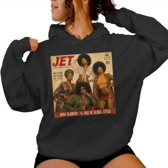 Black Is Beautiful Afro Glamour Melanin Queen Fashion Women Hoodie - Thegiftio UK