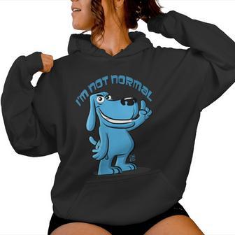 Blue Dog Cuello Sudadera con capucha para mujer - Regaloses