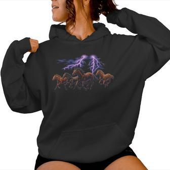 Caballointage 90S Retro Divertido Caballos Amante 80'S Hombres Es Sudadera con capucha para mujer - Regaloses