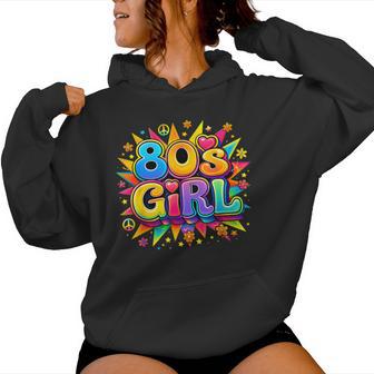 Classica Ragazza Anni '80 Coloratotile Retrò Ritorno Al Passato Momenti Divertenti Felpa con cappuccio da donna - Novitaregali