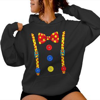 Clown Costume Halloween Circus Clown Matching Kids Women Hoodie | Seseable UK
