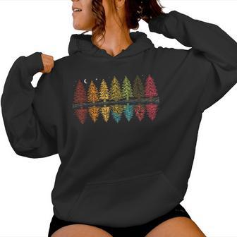 Colorful Forest Trees Reflection Outdoors Kids Women Hoodie - Thegiftio UK