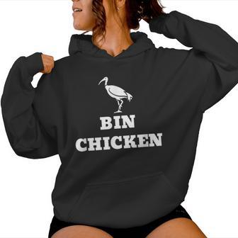 Con Gráfico De Humor Divertido Bin Chicken Sudadera con capucha para mujer - Regaloses