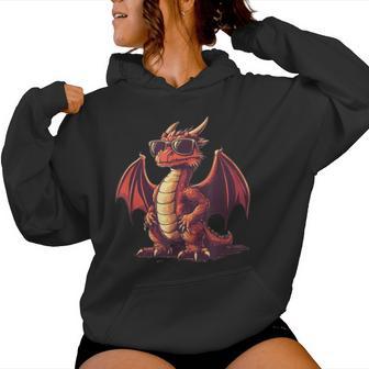 Cool Dragon Outfit With Sunglasses For Boys And Girls Women Hoodie - Thegiftio UK