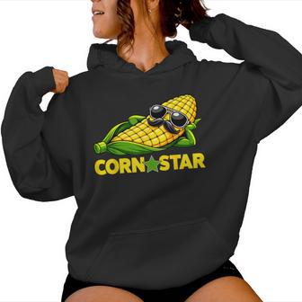Corn Star Food Pun Adult Humor Women Women Hoodie - Thegiftio UK