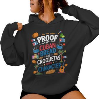 Cuban Flag Ideas For & Hispanic Cuban Croquetas Women Hoodie - Thegiftio UK