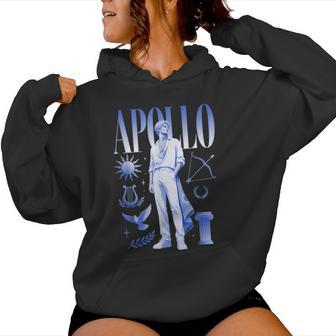 Deidad Apolo Mitología Griega Dios Romanos Moda Sudadera con capucha para mujer - Regaloses