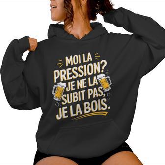 Fan De Bière Homme Fete Des Peres Meres Original Sweat à capuche femme - Cadeauxyz