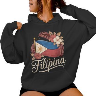 Filipina Filipino Woman Pride Pinay Heritage Women Hoodie - Thegiftio UK