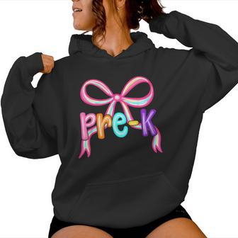 First Day Of Prek For Kids Girls Boys Teacher Back To School Women Hoodie - Thegiftio UK