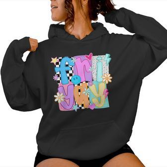 Friyay Teacher Happy First Day Of School Back To School Women Hoodie - Thegiftio UK