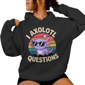 Axolotl For Kids Axolotl Lovers Women Hoodie - Thegiftio UK