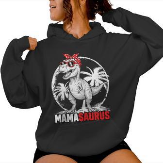 Mamaaurus Día De La Madre Mamasaurus T Rex Dinosaurio In Mangas Sudadera con capucha para mujer - Regaloses