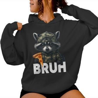 Raccoon Bruh Meme Ns Boys Girls Graphic Women Hoodie - Thegiftio UK