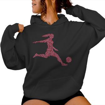 Fußball Mädchen Fussball Fußballerin Damen Kapuzenpullover für Damen - Geschenkecke