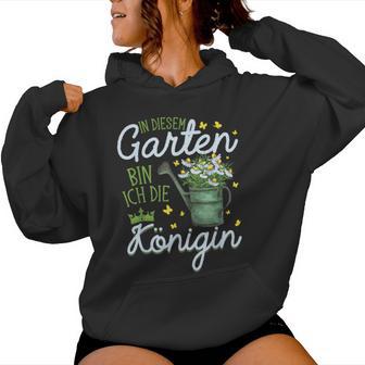 Gärtnerinprüche Gartenarbeit Hobbygärtner Frauen Garten Kapuzenpullover für Damen - Geschenkecke
