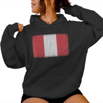 Gráfico De Bandera De Perú Para Hombres Es Y Niños Sudadera con capucha para mujer - Regaloses