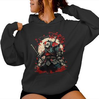 Gráfico De Panda Ninjaamurái Japonés Para Hombres Y Es Sudadera con capucha para mujer - Regaloses