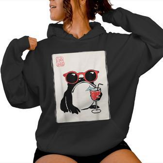 Grumpy Frog Kawaii Japonés Hombres Es Divertidoerano Sudadera con capucha para mujer - Regaloses