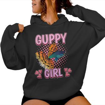 Guppy Mädchen Guppy Girl Guppys Kapuzenpullover für Damen - Geschenkecke