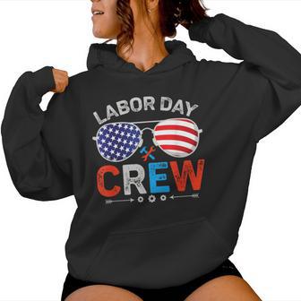 Happy Labor Day Crew Patriotic Kids Labor Day Women Hoodie - Thegiftio UK