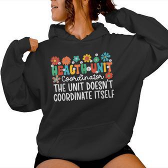 Health Unit Coordinator Appreciation Huc Groovy Women Hoodie - Thegiftio UK
