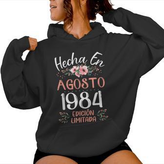 Hecha En Agosto 1984 Regalo 42 Años Cumpleaños Sudadera con capucha para mujer - Regaloses