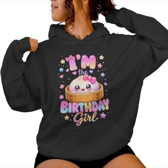 I'm The Birthday Girl Kawaii Anime Dumpling Birthday Party Women Hoodie | Seseable UK