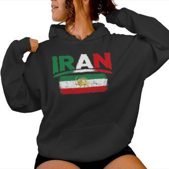 Iran Lionun Flagiranpersianflag Of Iran 長袖tシャツ レディースパーカー - Kawaiitshirt