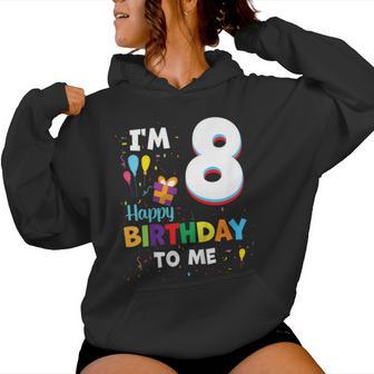 Its My 8Th Birthday Boys Girls 8Yr Old Bday Kids Women Hoodie - Thegiftio UK