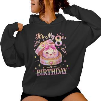 It's My 8Th Birthday Girl Dumpling Kawaii Anime 8 Year Old Women Hoodie | Seseable UK