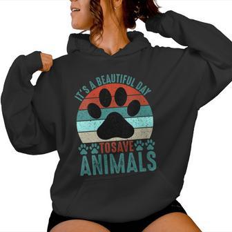 Its A Beautiful Day Toave Animalsauvetage D'animaux Sweat à capuche femme - Cadeauxyz