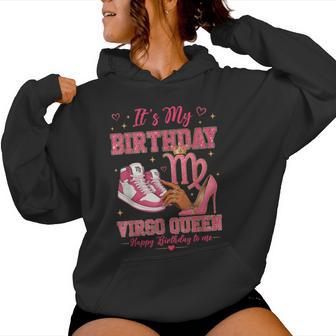 Its My Birthday Virgo Queen High Heels Sneakers Nails Women Hoodie | Seseable UK