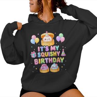 It's My Squishy Birthday Cute Dumpling Kawaii Anime Girls Women Hoodie | Seseable UK