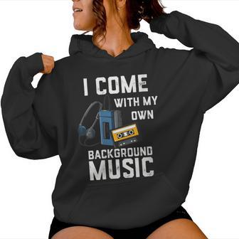 Jeuis Livré Avec Ma Propre Musique De Fond Sweat à capuche femme - Cadeauxyz