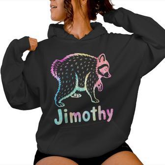 Jimothy Raccoon Meme Team Kids Women Hoodie - Thegiftio UK