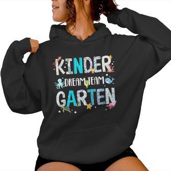 Kindergarten Dream Team Garten Ocean Animal Teacher School Women Hoodie - Thegiftio UK
