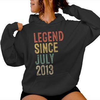Legend Since July 2013 13Th Birthday Boy Girl 13 Year Old Women Hoodie - Monsterry