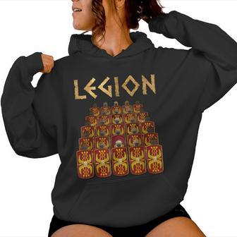 Legiones De Roma Marchando Legionarios Del Imperio Romano Sudadera con capucha para mujer - Regaloses